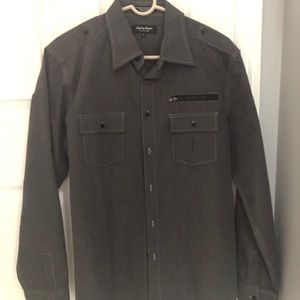 Mens “Eighty Eight Platinum” Button Down Shirt